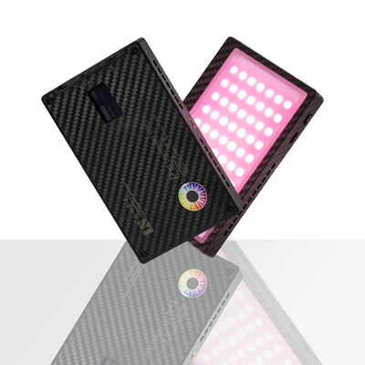 3200k Rgb HS-P12 Pocket Led Video Light 15 เอฟเฟกต์แสงการควบคุมแอพมือถือ